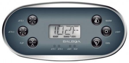 Sticker Bedieningspaneel 2 Pompen TP600