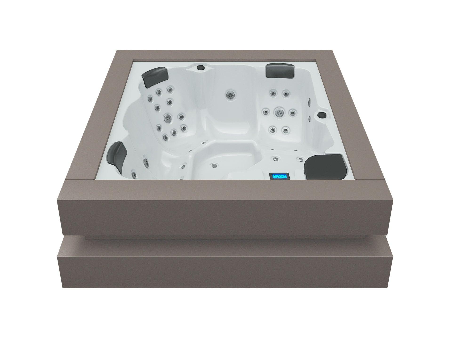 Aquavia spa cube ergo grey storm white