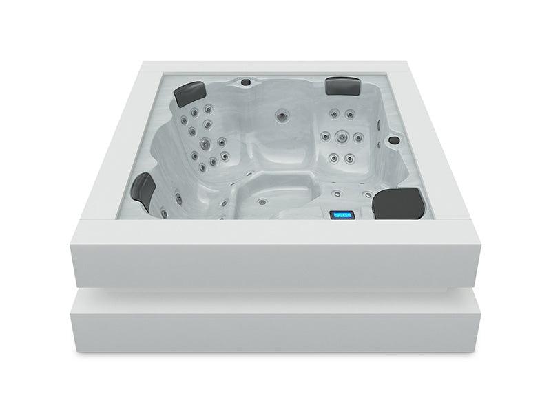 Aquavia spa cube ergo sterling solid surface