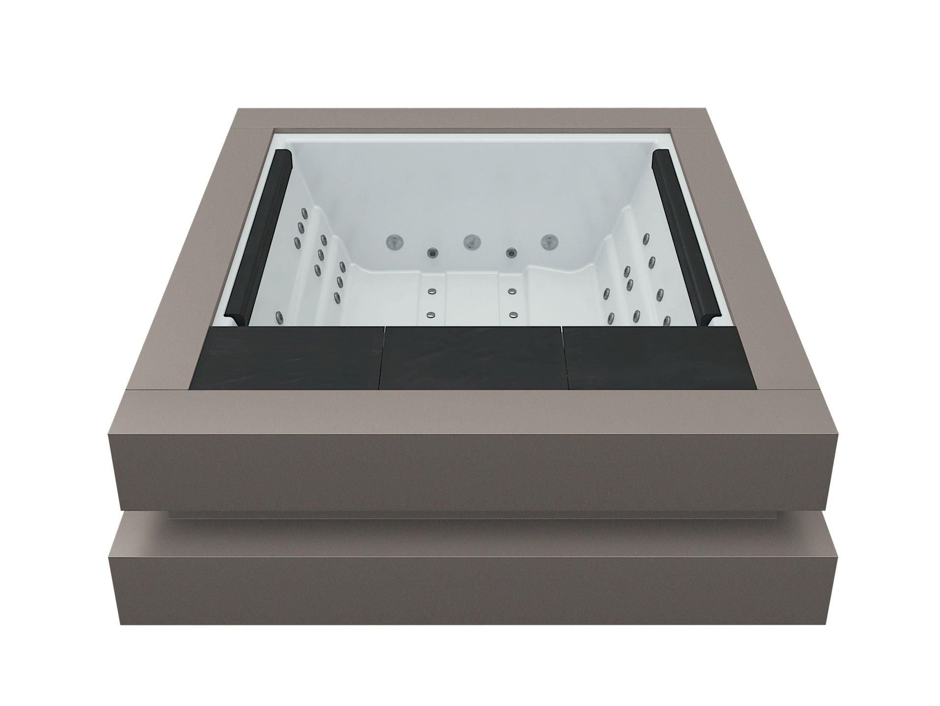 Aquavia spa cube grey storm white