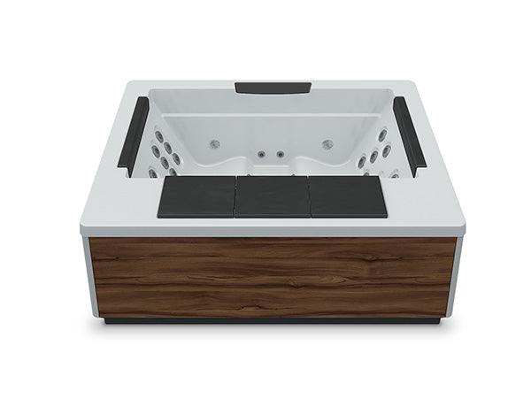 Aquavia home spa ontwerp walnut white