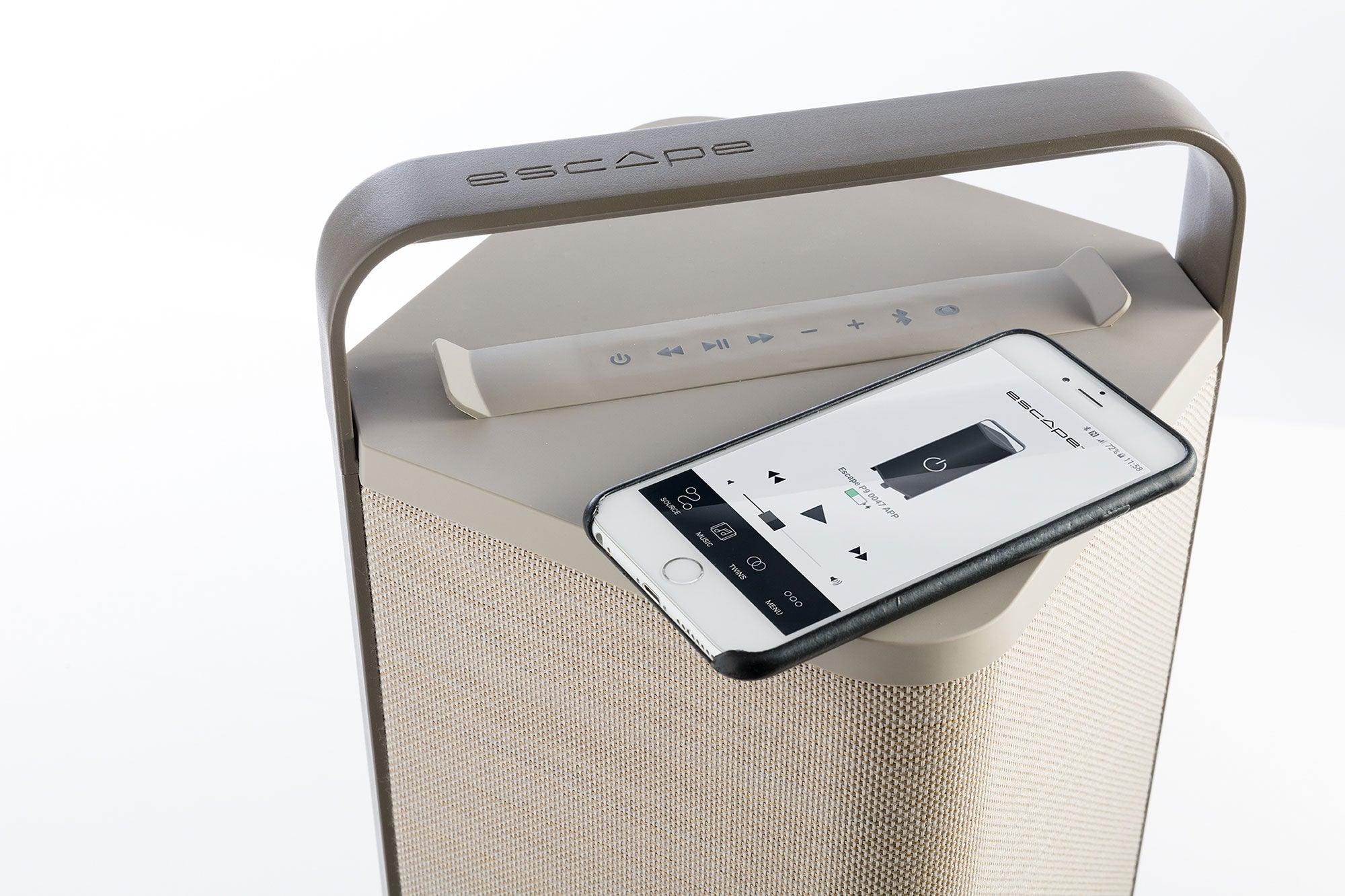 Escape audio draadloze speaker P9 tan